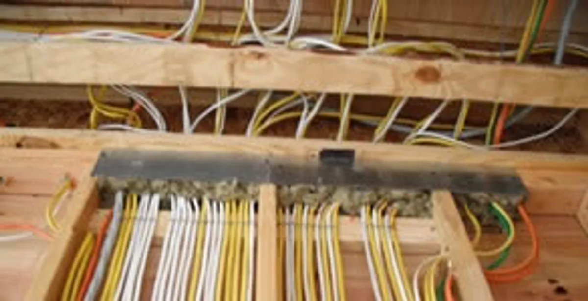 new construction wiring services with organized electrical rough-in performed by licensed electricians in Allentown, PA