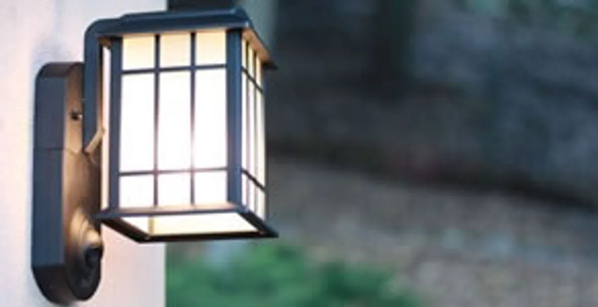 security light installation services with professionally mounted exterior wall light in Allentown, PA